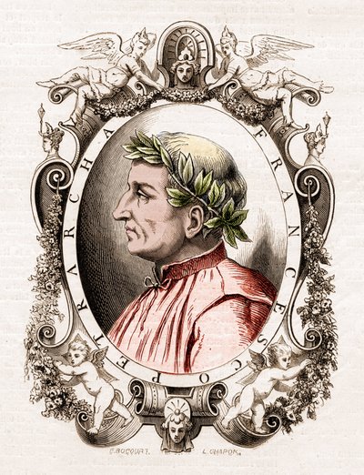Porträt von Francesco Petrarca (Petrarca) (1304-1374), italienischer Dichter von Unknown artist