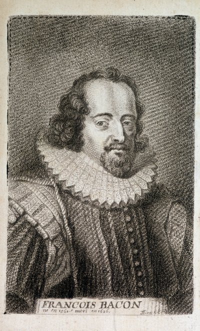Porträt von Francis Bacon (1561-1626), englischer Philosoph, ca. 1600 von Unknown artist