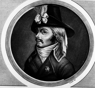 Porträt von Francois Athanase De Charette de la Contrie, Soldat von Unknown artist
