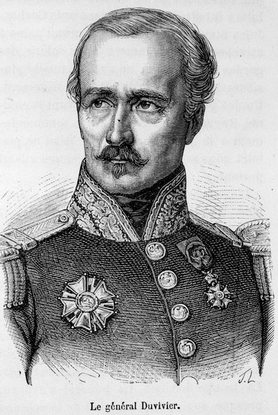 Porträt von General Franciade Fleurus Duvivier (1794-1848) von Unknown artist