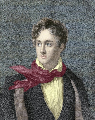Porträt von George Gordon Noel, 6. Baron Byron, Lord Byron von Unknown artist