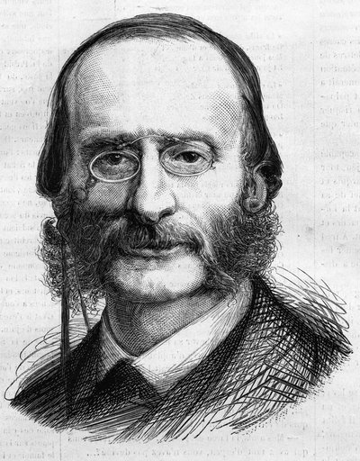 Porträt von Jacques Offenbach von Unknown artist