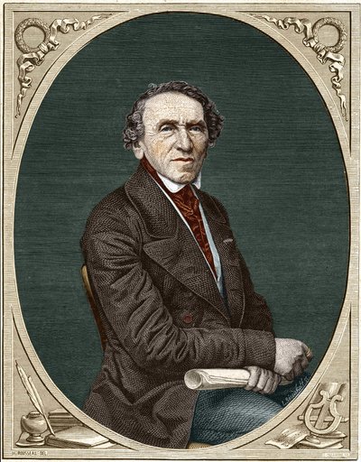 Porträt von Jakob Liebmann Meyerbeer (1791-1864), deutscher Komponist von Unknown artist