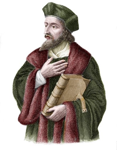Porträt von Jan Hus (oder Jean Huss) von Unknown artist