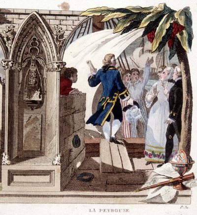 Porträt von Jean-Francois Galaup, Comte de La Perouse von Unknown artist