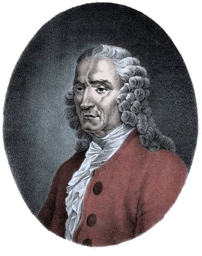 Porträt von Jean-Philippe (Jean Philippe) Rameau (1683-1764), französischer Komponist von Unknown artist