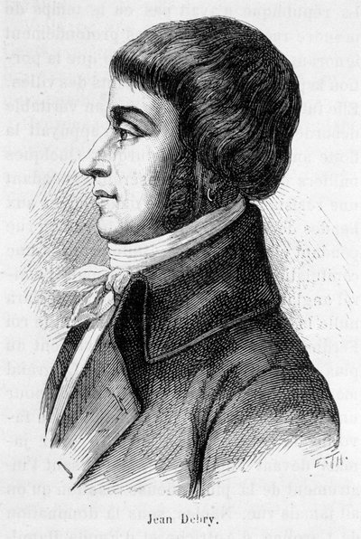 Porträt von Jean Antoine Joseph Debry oder De Bry (1760-1834), Abgeordneter von Aisne bei der Nationalversammlung. von Unknown artist