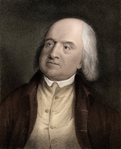 Porträt von Jeremy Bentham (1748-1832), englischer Philosoph, Ökonom und theoretischer Jurist von Unknown artist