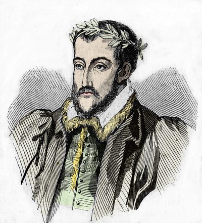Porträt von Joachim du Bellay. Französischer Dichter (Château du Liré, Maine-et-Loire) von Unknown artist
