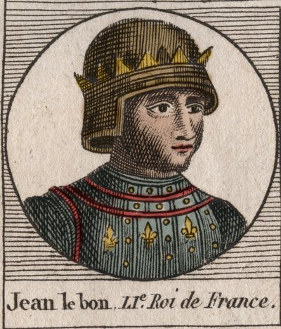Porträt von Johann II. der Gute (1319-1364), König von Frankreich - Gravur aus „Anleitung zur Geschichte Frankreichs“ von Charles Constant Le Tellier 1821 von Unknown artist