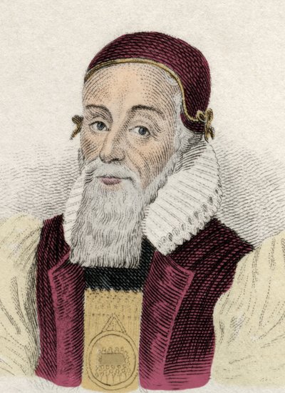 Porträt von Joseph Hall (1574-1656), englischer Bischof von Unknown artist