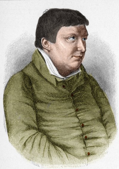 Porträt von Karl Wilhelm Friedrich von Schlegel (1772-1829), deutscher Philosoph, Kritiker und Schriftsteller der Romantik von Unknown artist