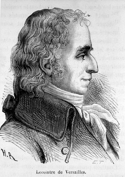 Porträt von Laurent Lecointre, genannt Lecointre de Versailles (1742-1805), französischer Politiker von Unknown artist