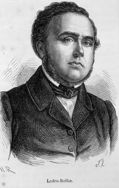 Porträt von Ledru Rollin (Ledru-Rollin), französischer Politiker (1807 - 1874) von Unknown artist