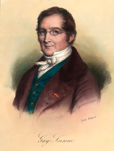 Porträt von Louis-Joseph Gay-Lussac (1778-1850), französischer Chemiker und Physiker von Unknown artist