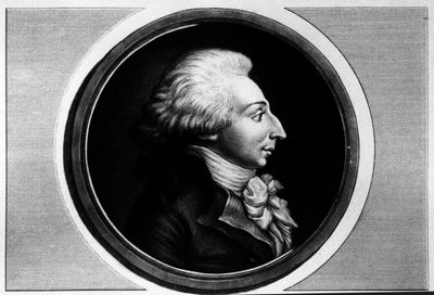 Porträt von Louis Michel Lepeletier, Marquis von Saint-Fargeau (Saint Fargeau), Abgeordneter der Konvention (1760-1793). Gravur in „Komplette Sammlung historischer Gemälde der Französischen Revolution, in drei Bänden.“ 1804. von Unknown artist