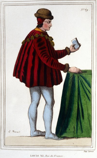 Porträt von Ludwig XI. (1423-1483), König von Frankreich von Unknown artist