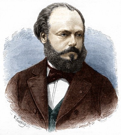 Porträt von Marcel Deprez (1843-1918), französischer Ingenieur und Physiker von Unknown artist