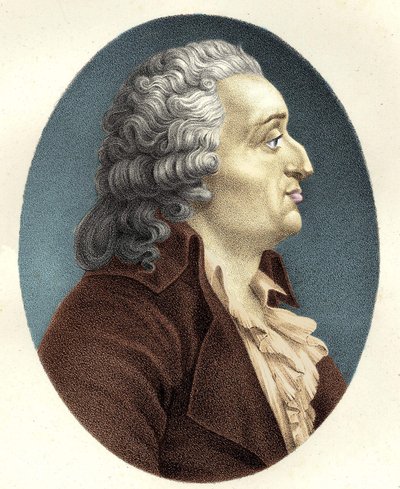 Porträt von Marie Jean Antoine Nicolas de Caritat, Marquis de Condorcet von Unknown artist