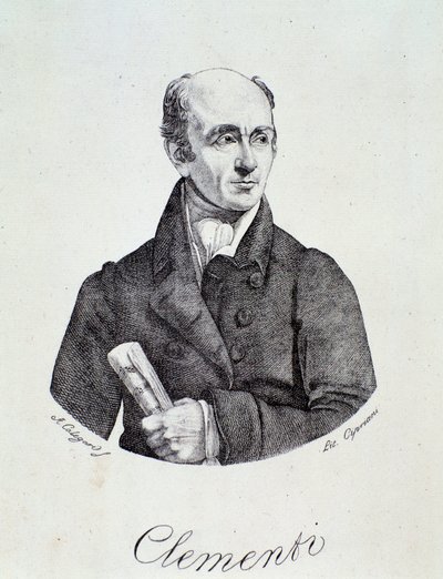 Porträt von Muzio Clementi von Unknown artist