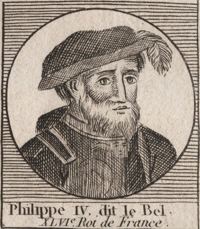 Porträt von Philipp IV dem Schönen von Unknown artist