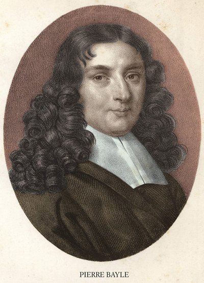 Porträt von Pierre Bayle französischer Philosoph und Schriftsteller (1647-1706) von Unknown artist