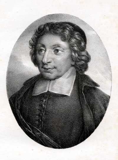 Porträt von Pierre Nicole (1625-1695), leidenschaftlicher Verteidiger des Jansenismus, nach einem Gemälde von Port Royal. von Unknown artist