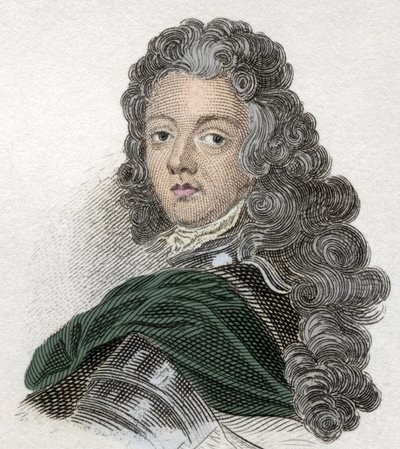 Porträt von Prinz Eugen von Savoyen-Carignan (1663-1736), französischer Militär. Gravur des 19. Jahrhunderts von Unknown artist