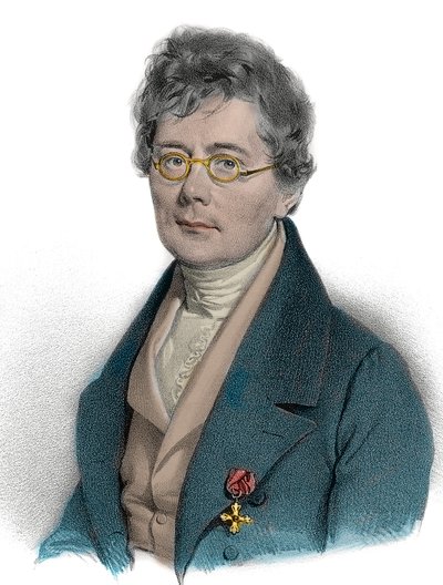 Porträt von Simon Sechter (1788-1867), Komponist, Theoretiker, Musiklehrer und Dirigent, Gravur aus dem 19. Jahrhundert von Unknown artist