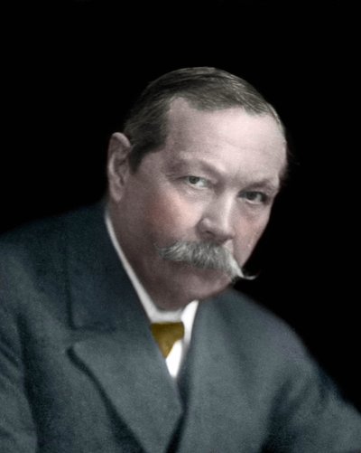 Porträt von Sir Arthur Conan Doyle (1859-1930), englischer Schriftsteller von Unknown artist