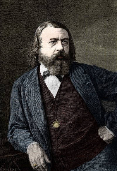 Porträt von Theophile Gautier (1811-1872), französischer Schriftsteller von Unknown artist