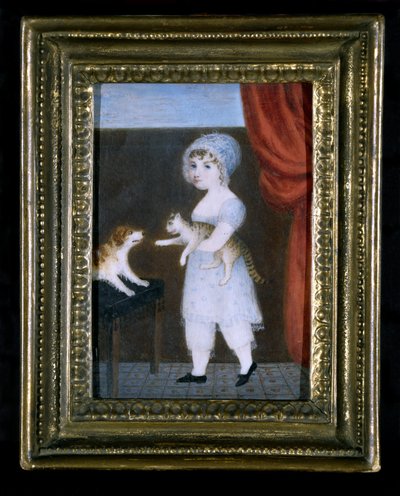 Porträt eines Mädchens, ca. 1820 von Unknown artist