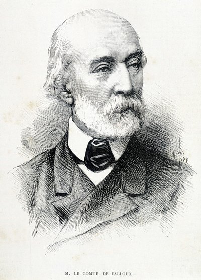 Porträt des Grafen de Falloux (1811 - 1886), französischer Politiker von Unknown artist
