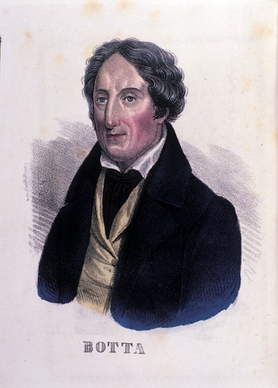 Porträt des italienischen Arztes und Politikers Carlo Botta von Unknown artist