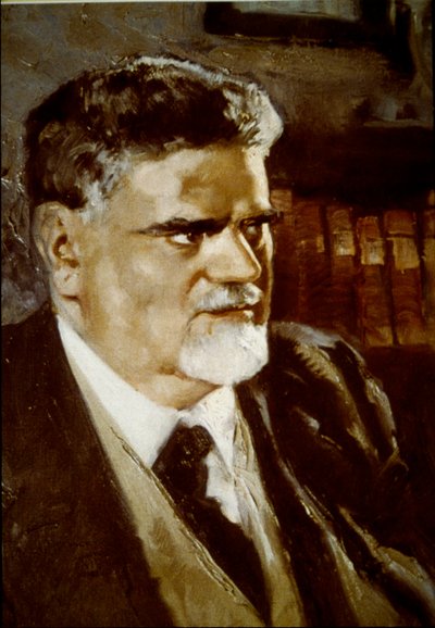 Porträt des italienischen Philosophen Giovanni Gentile von Unknown Artist