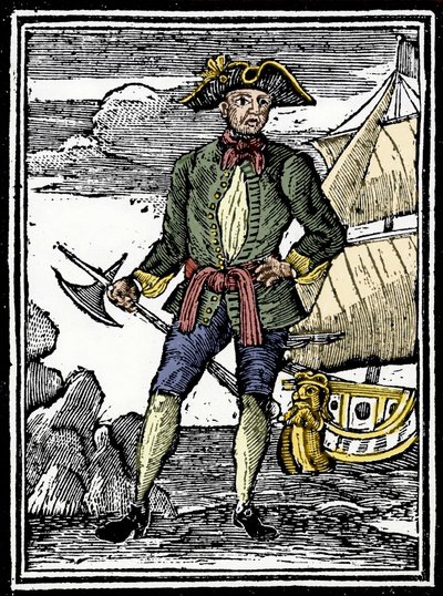 Porträt des Piraten Edward England von Unknown artist