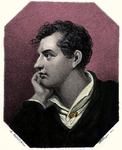 Porträt des Dichters George Gordon Byron (1788-1824) von Unknown artist