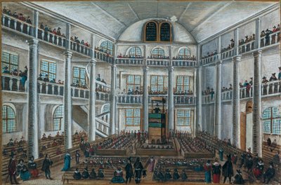 Protestantische Kirche von Charenton, aus Liber Amicorum, Spira von Unknown artist