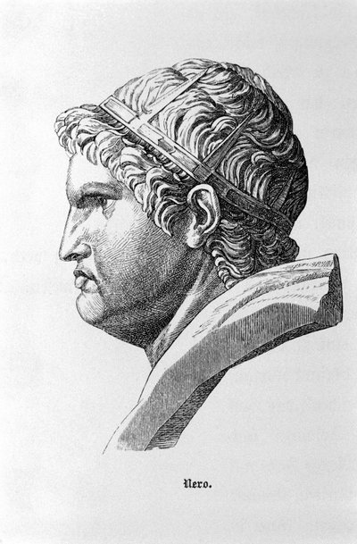 Darstellung des römischen Kaisers Nero (37 - 68). von Unknown artist
