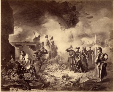 Risorgimento - die Belagerung von Gaeta, 1860-1861. Einigungszeit, Italien, 19. Jahrhundert. Marie-Sophie von Unknown