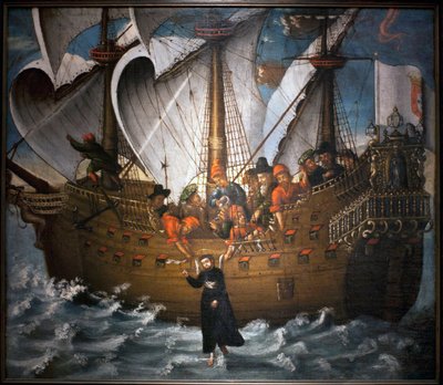 Der heilige Franz Xaver (1506-1552), Wunder in Japan um 1549 von Unknown artist