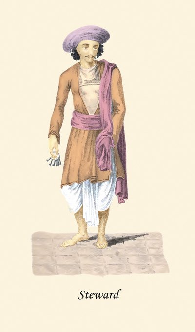 Steward mit Schlüsseln von Unknown Artist