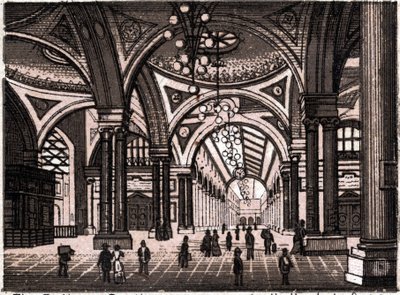 Stuttgart, Deutschland: Blick auf die Bahnhofshalle von Unknown artist