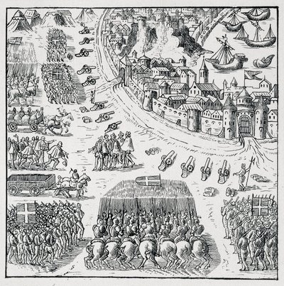 Der Herzog von Anjou (Heinrich III) wurde zum König von Polen gewählt (1573) und musste diese Krone sofort übernehmen, die Belagerung von La Rochelle wurde aufgehoben, und den Rochellois wurde alles gewährt, was sie für sich und für von Unknown artist