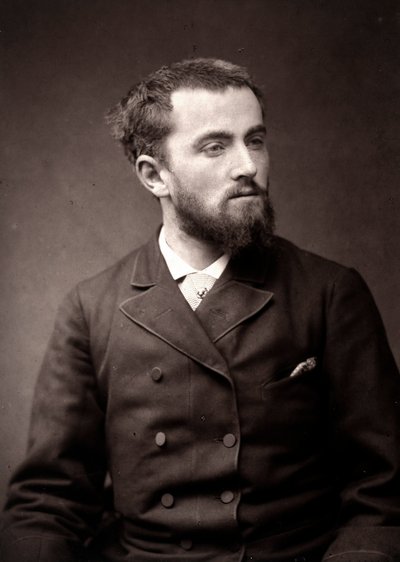 Der Künstler Camille-Alfred Pabst fotografiert anlässlich des Pariser Salons 1881 von Unknown