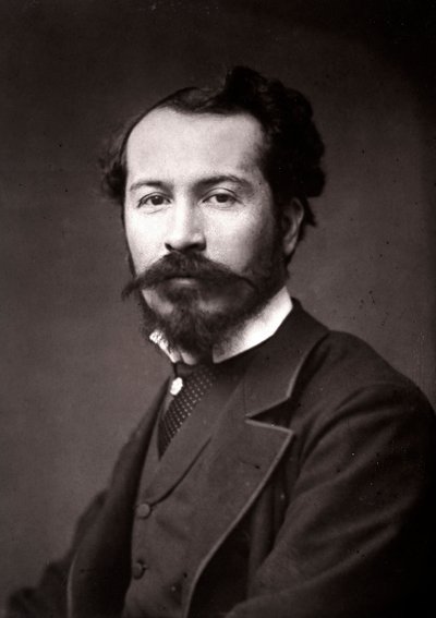 Der Künstler Edmond-Louis Dupain porträtiert anlässlich des Salons von Paris 1883 von Unknown