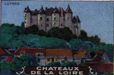 Die Schlösser der Loire: das Schloss von Luynes, Anfang 20. Jahrhundert von Unknown Artist