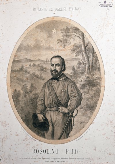 Der Patriot Rosolino Pilo von Unknown Artist