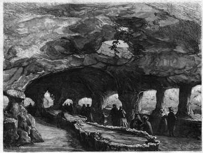 Weltausstellung: Innenansicht des großen Seeaquariums. Gravur in „The Illustrious Universe“ von Unknown artist