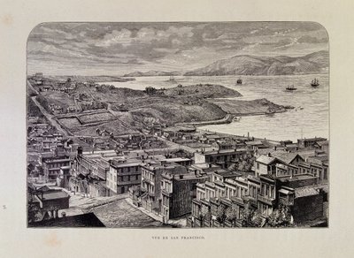 Ansicht von San Francisco im 19. Jahrhundert von Unknown artist